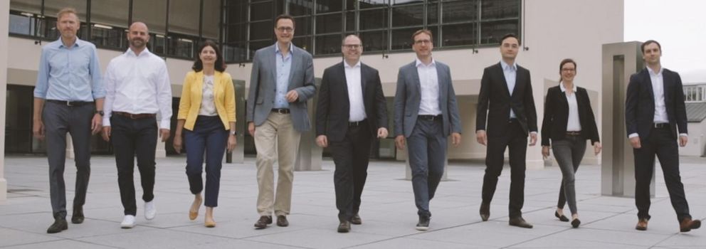 Interdisciplinary research team, including Spokesperson Professor Jan Krämer and Deputy Spokesperson Professor Andreas König, who jointly planned and initiated the RTG over the past three years.